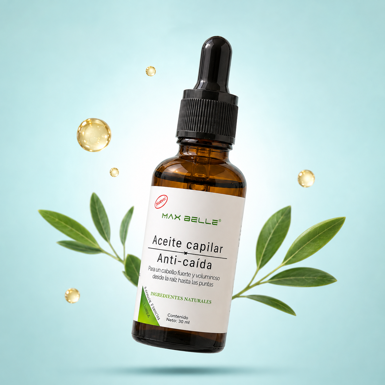 MAX BELLE Aceite Capilar Fortalecedor