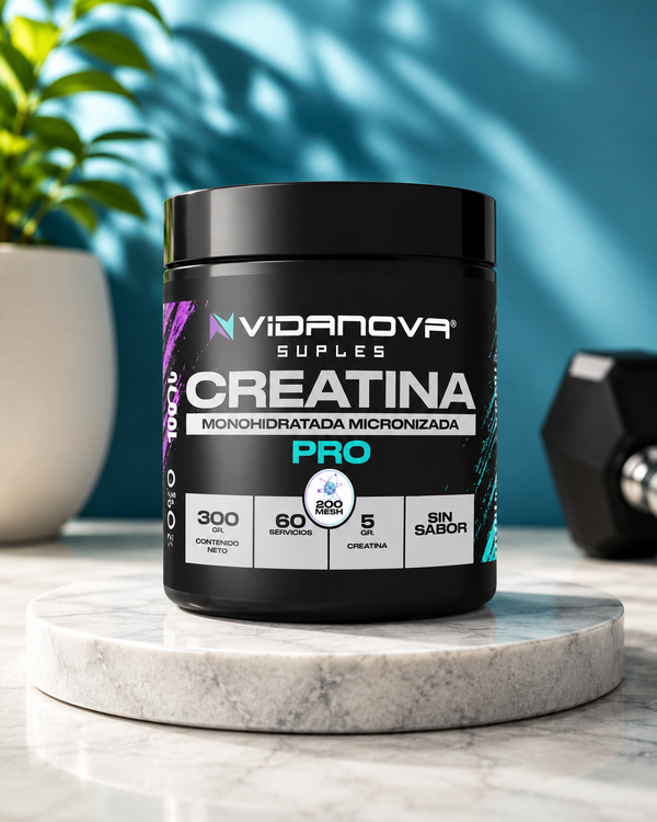CREATINA Monohidratada Fuerza y Rendimiento (300 g)