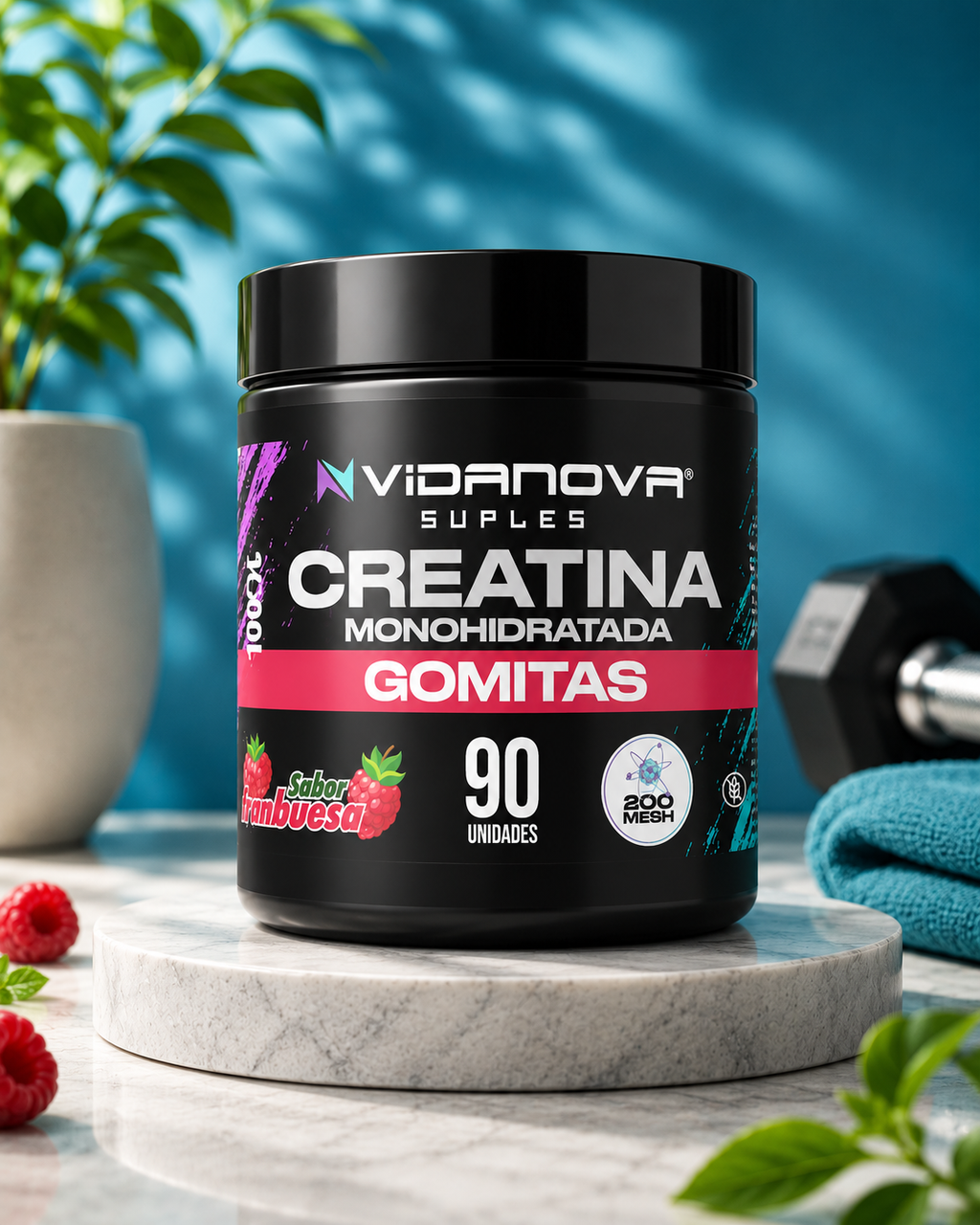 CREATINA Fuerza y Rendimiento (90 Gomitas)