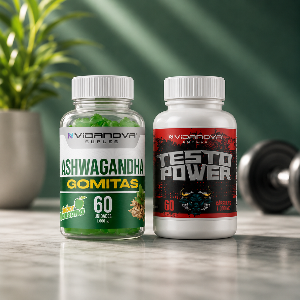 PACK TESTO POWER + GOMITA ASHWAGANDHA (ENERGIA + CALMA)
