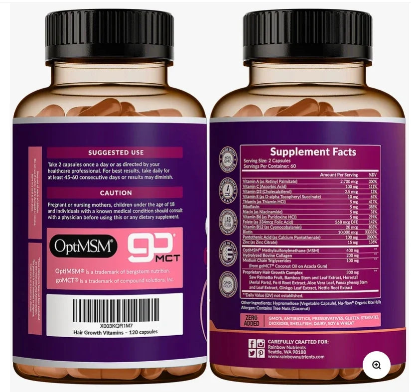 Etiqueta Hair Growth
