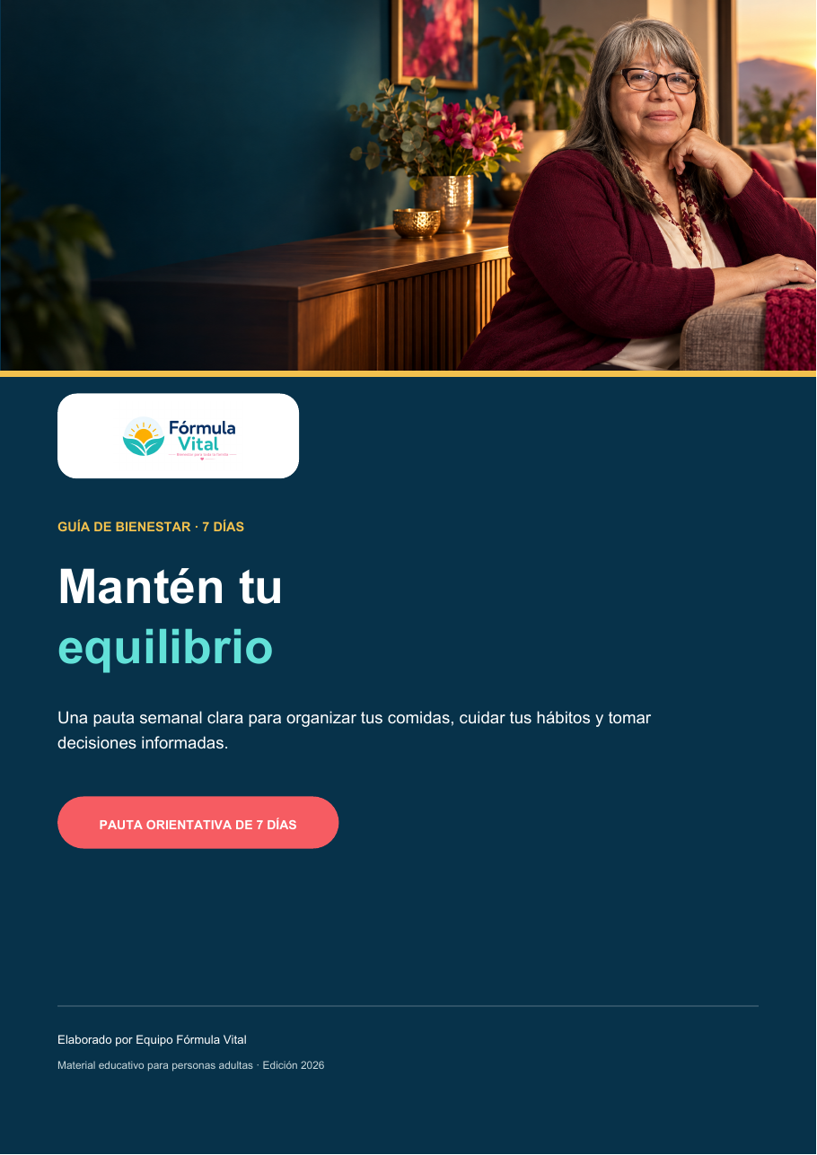 Pauta Vital: Mantén tu equilibrio
